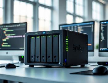 Zu sehen ist das Beitragsbild zum Thema: Synology Git Server